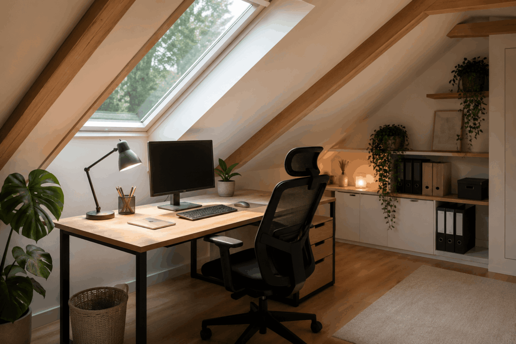 Homeoffice Dachschräge