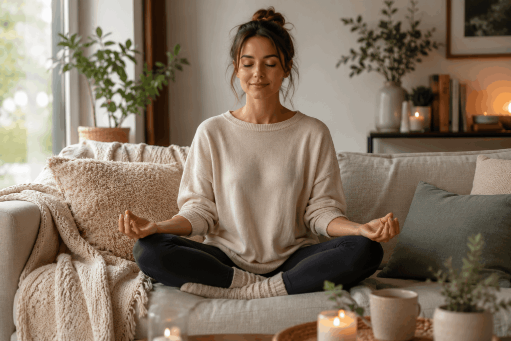 Meditation im Sitzen richtige Haltung
