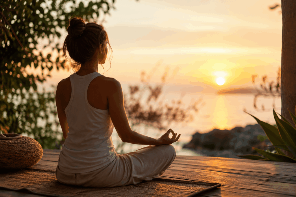 Meditation im Sommer