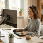 Durch Monitorständer mehr Platz im Homeoffice und auf dem Schreibtisch